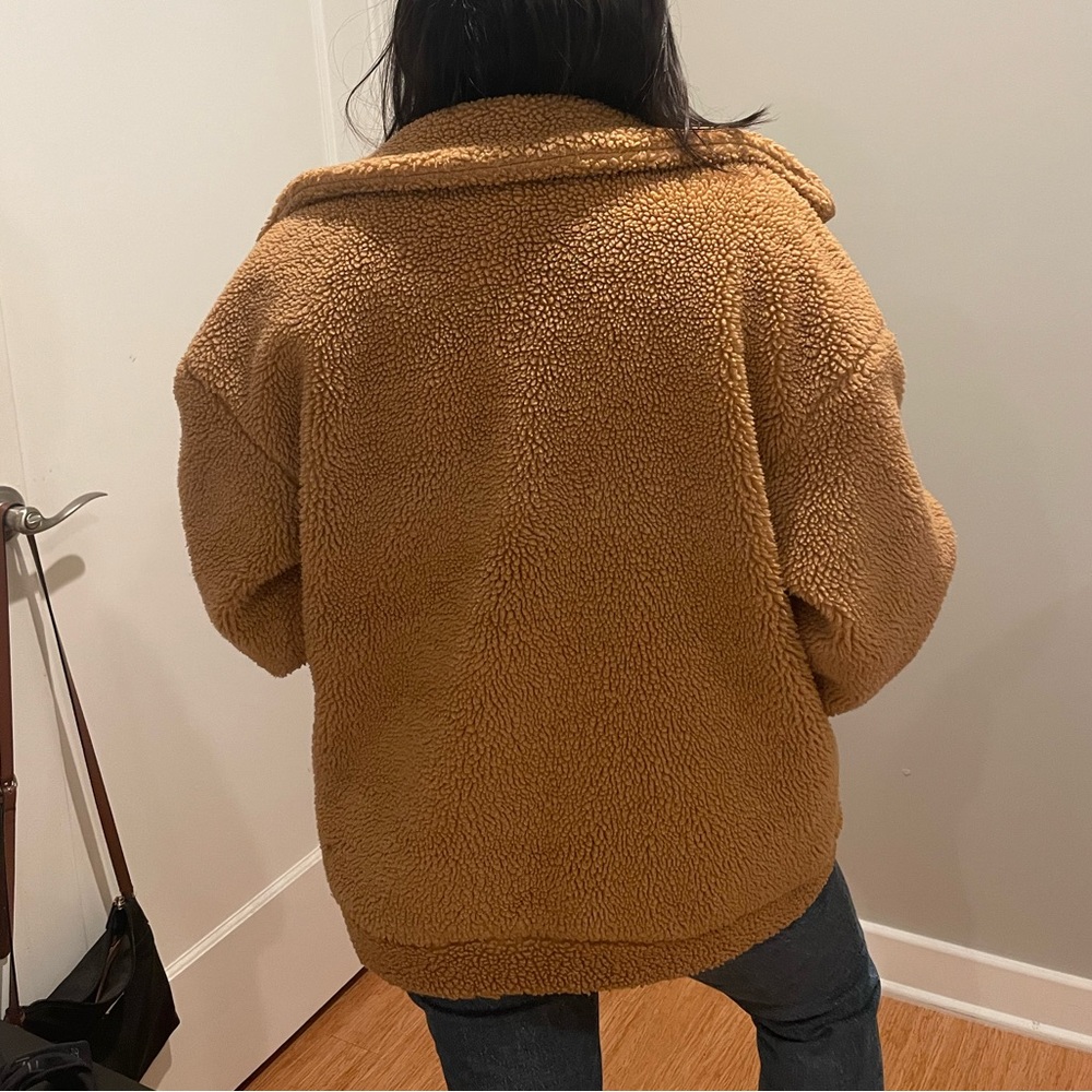 Oversized teddy jacket - Picture 2 of 2